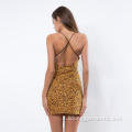 Design Summer Bodycon Western sexy leopardo stampato leopardo